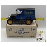 ERTL 1923 Chevy Ton Truck Die Cast Bank