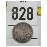 1990 Morgan silver dollar