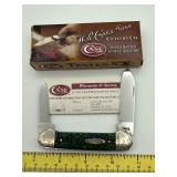 Face pocket, knife, green, and black