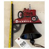 Cast iron Farmall Bell