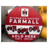 Farmall Round Sign