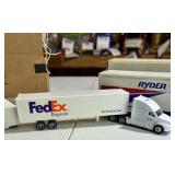 Box of Scaled Transfers Trucks