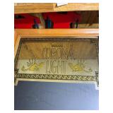 Corona light chalkboard