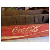 Coca-Cola wooden tray