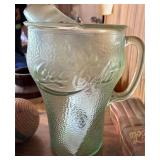 Coca-Cola glass pitcher