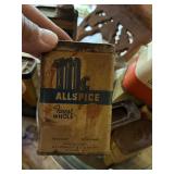 Vintage kitchen spice containers