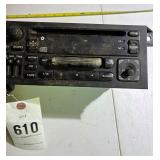Car radio with cassette player