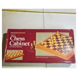 Chess cabinet game
