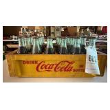Coca-Cola crate with bottles