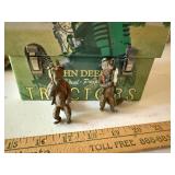 Cast Iron Dog & Fox Figures