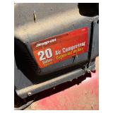 Snap on 20 gallon air compressor