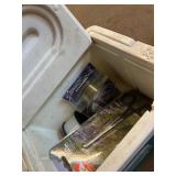 Coolers with Fishing Supplies