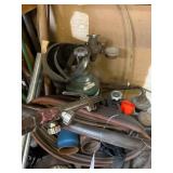 Oxygen acetylene torch with cart