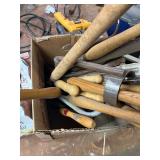 Box of wood tools