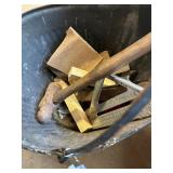 Ash bucket & hand tools