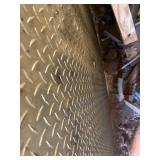 Diamond plate sheet metal