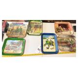 John Deere and Coke trays
