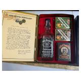 Jack Daniels gift Tin with playing cards and more