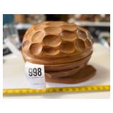Wooden nutcracker holder