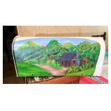 Mailbox with artwork