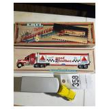 Diecast tractor trailer
