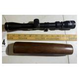 Gunsight and wooden part