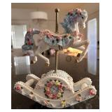 MUSICAL ROCKING CAROUSEL HORSE