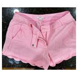 J CREW PINK LINEN BLEND SHORTS WOMENS SIZE 6