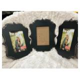 Lot of 3 Decorative Photo Frames