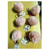 Breast cancer awareness keychains