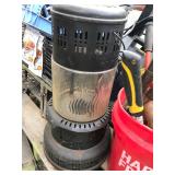 Vintage heater, sewing machine and more
