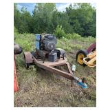 Bobcat 225 Welder Mounted on tractor with Trailer