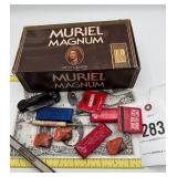 Cigar box and miscellaneous advertisement