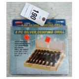 8 pc Silver Demping drill bit set