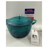 Cast-iron pot with lid