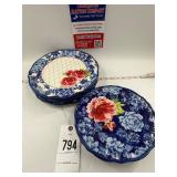 Pioneer woman flowered plates