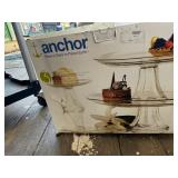 Anchor Glass cake plate