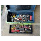 Tool box with tools