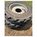 Solid Rubber Tires 315/95--28/8.50 Telmaster