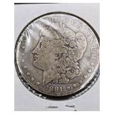 1881 Morgan Silver Dollar