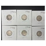 Mercury dimes 1944