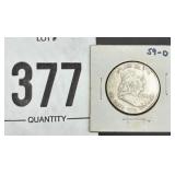 1959-D Franklin Half Dollar