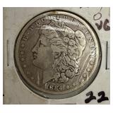 Morgan Silver Dollar 1884