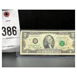 1976 United States two-dollar bill