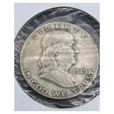 1949 Franklin half dollar