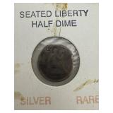 Seated liberty dime