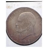 1971 Eisenhower dollar coin