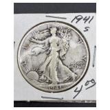 1941 Walking Liberty Half Dollar,