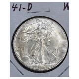 Walking liberty half 1941