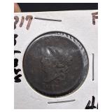 Matron Head  large cent piece